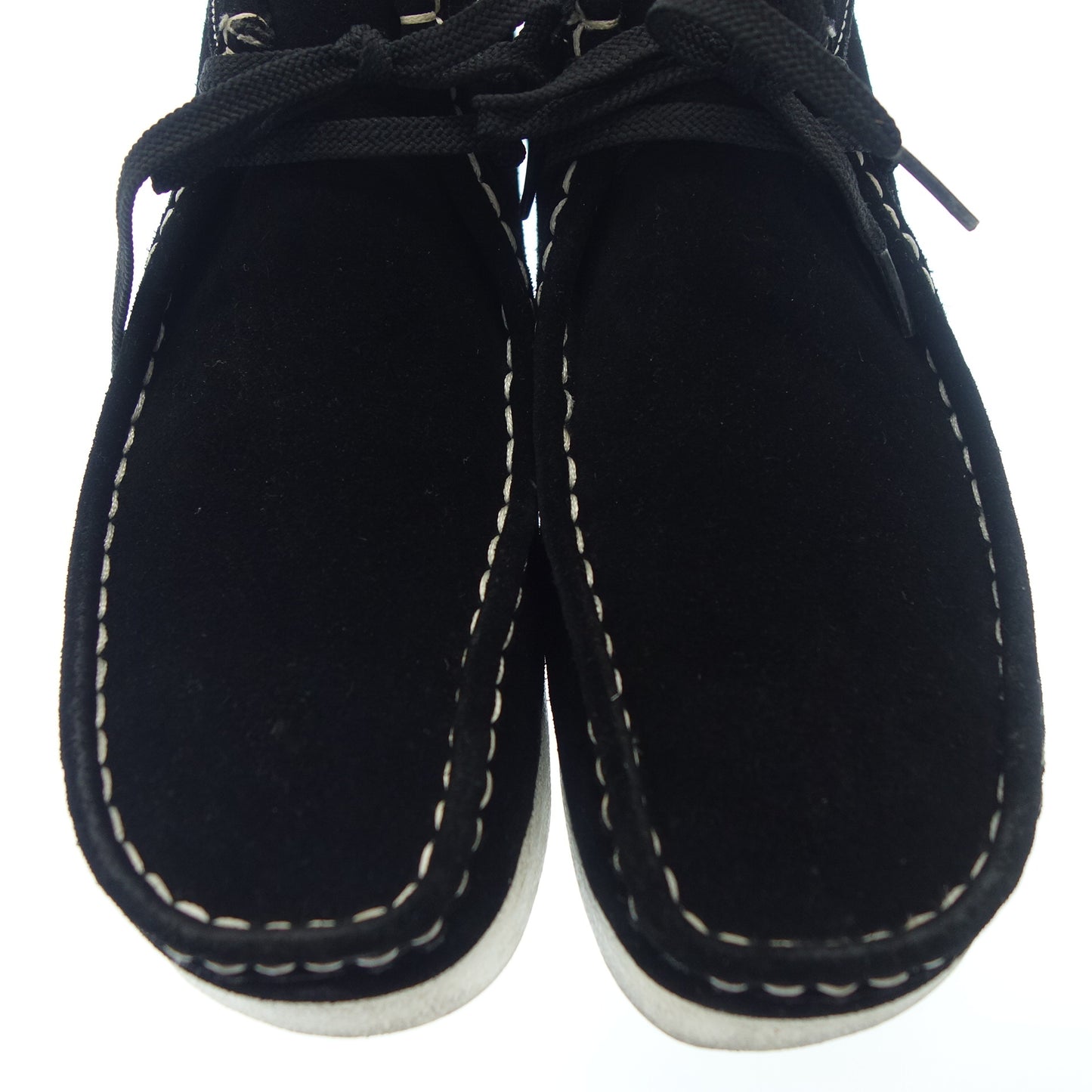 クラークス シューズ パドモア スエード 30588 メンズ ブラック 8.5 CLARKS【AFD7】【中古】