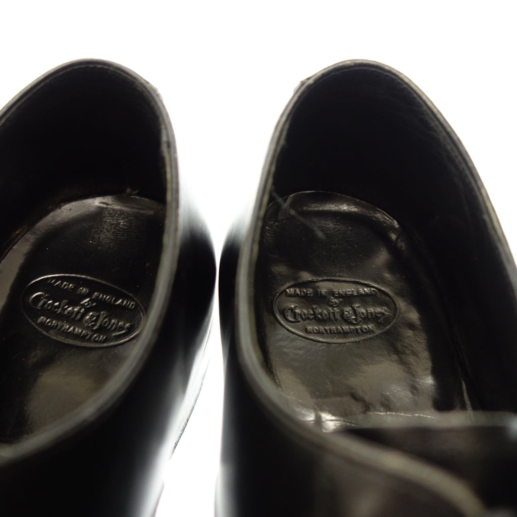 中古◆クロケット&ジョーンズ レザーシューズ ストレートチップ AUDLEY メンズ 9E ブラック系 CROCKETT&JONES【AFC15】
