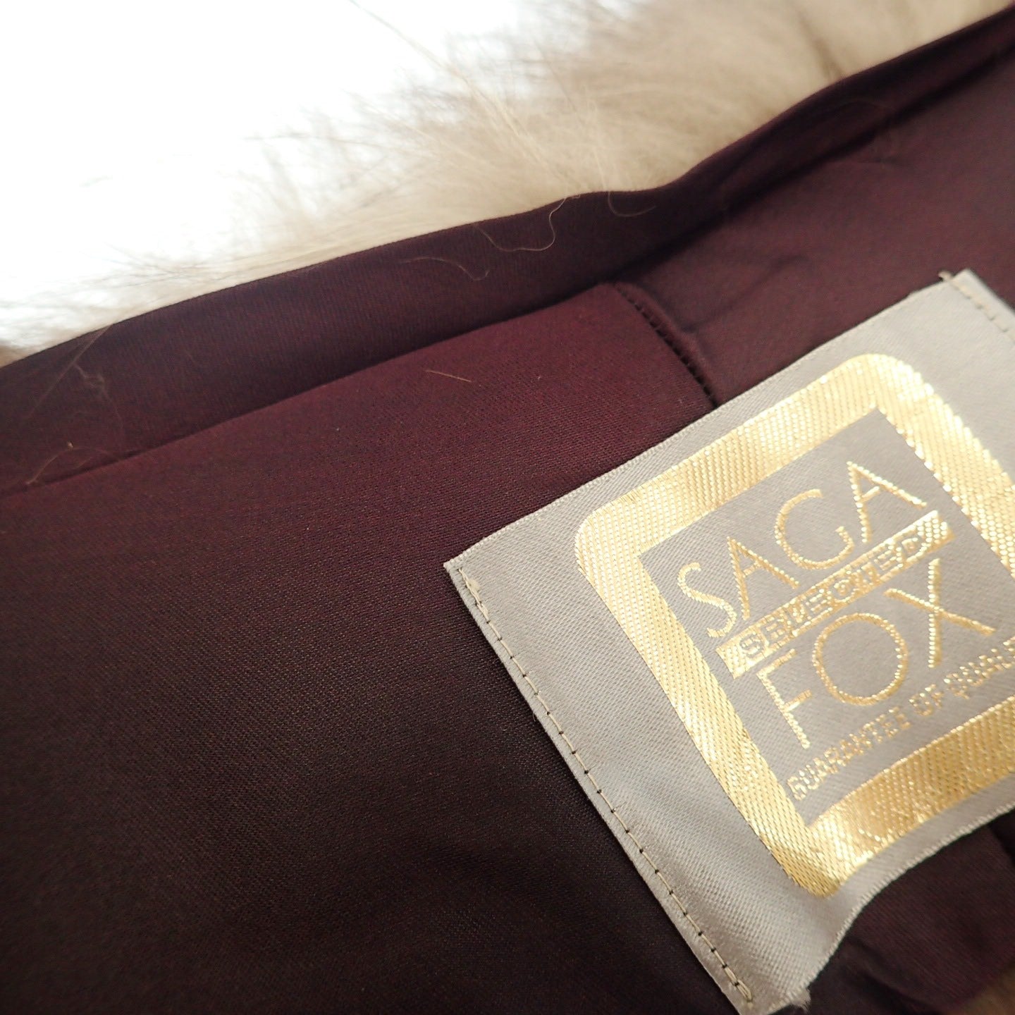 サガフォックス ショール 茶系 SAGA FOX【AFI22】【中古】