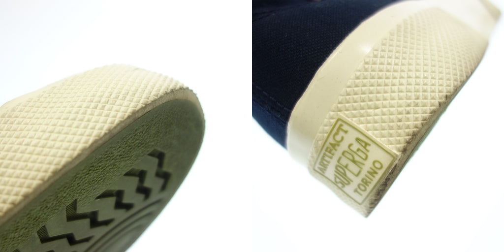 アーティファクト バイ スペルガ スニーカー メンズ 8 紺 ARTIFACT BY SUPERGA【AFC54】【中古】