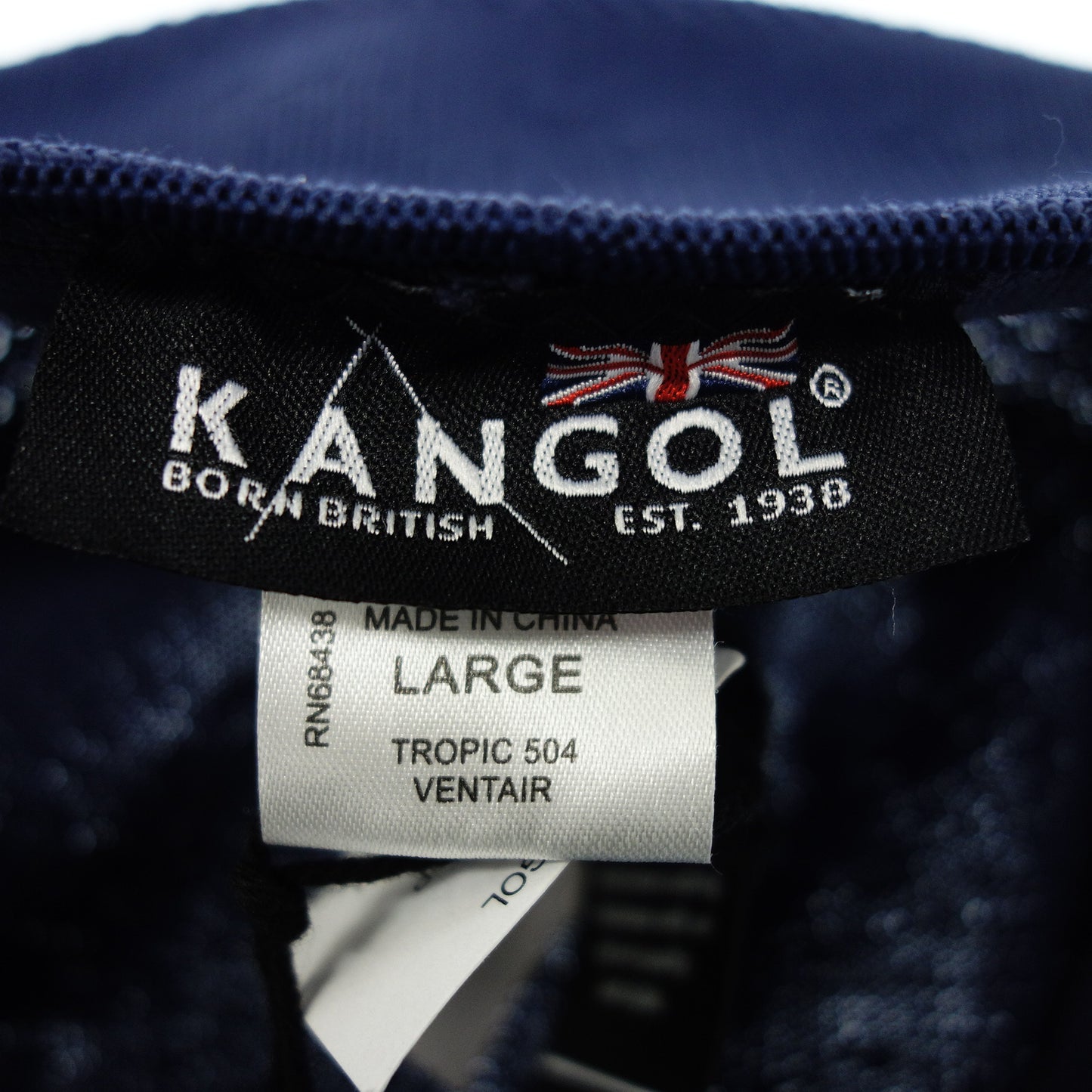 カンゴール ハンチング ハット 帽子 VENTAIR 504 ネイビー L KANGOL【AFI20】【中古】