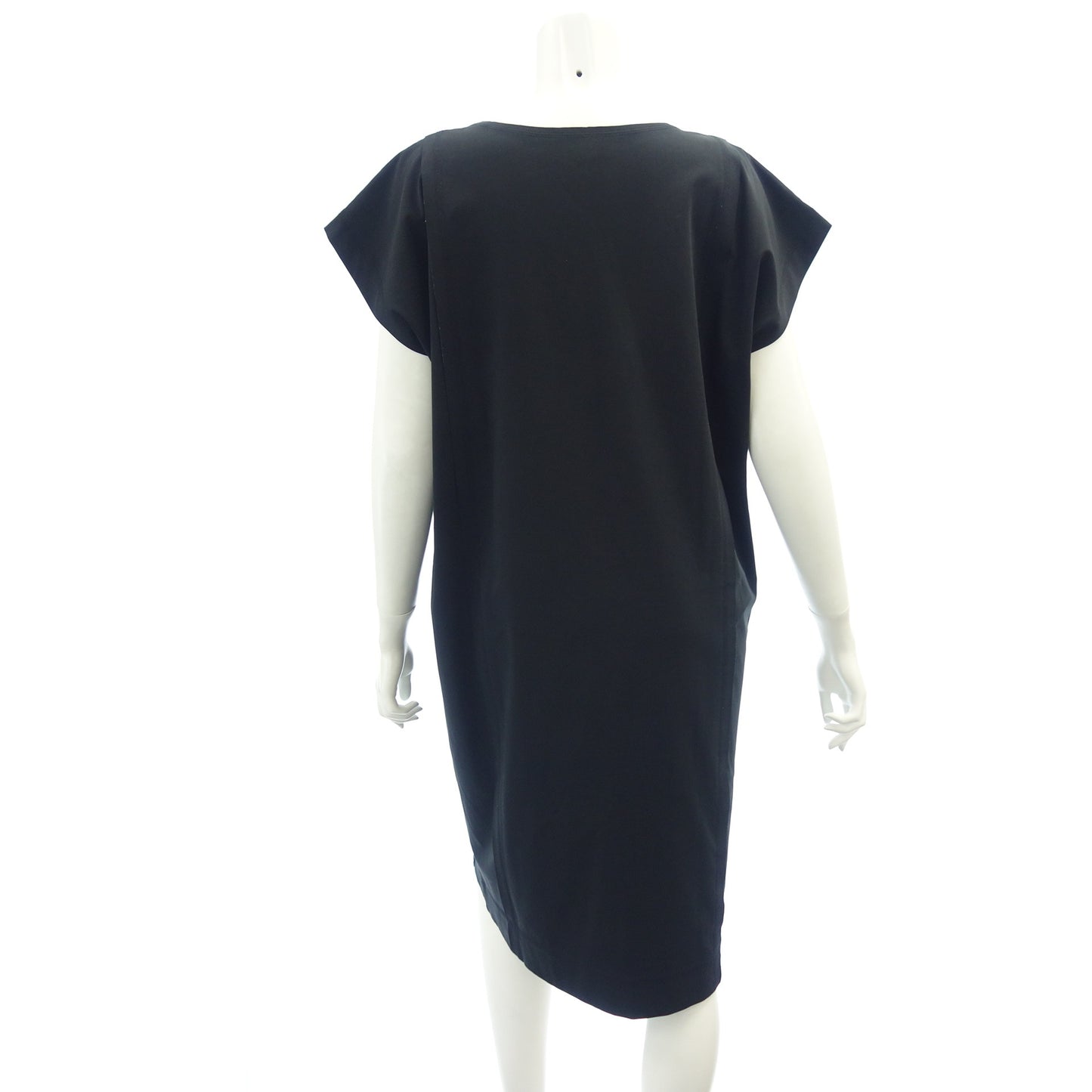 中古◆イッセイミヤケ ワンピース ストレッチ IM92JH502 レディース ブラック系 サイズ2 ISSEY MIYAKE【AFB27】