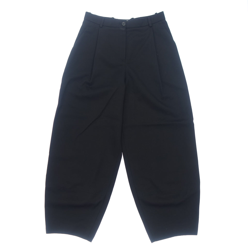美品◆ニナリッチ パンツ ワイド レディース ブラック サイズ不明 NINA RICCI 39 AVENUE MONTAIGNE PARIS【AFB5】