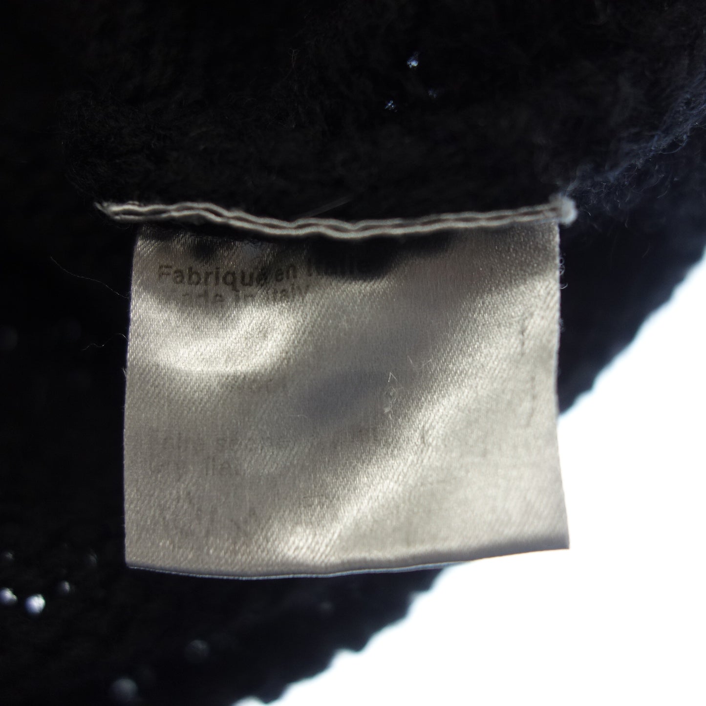 ディオールオム ニットセーター ウール メンズ 黒 DIOR【AFB28】【中古】