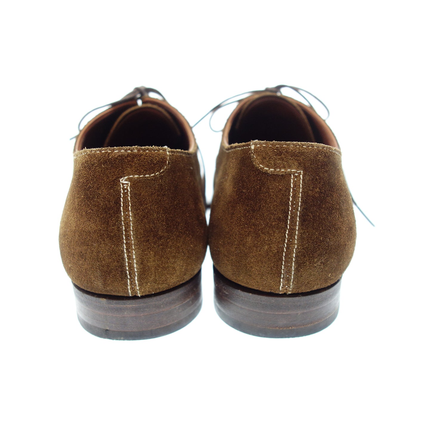 美品◆クロケット&ジョーンズ レザーシューズ ハンドグレードライン MELCOMBE 内羽根 スエード メンズ ブラウン系 サイズ7D Crockett&Jones【AFC33】