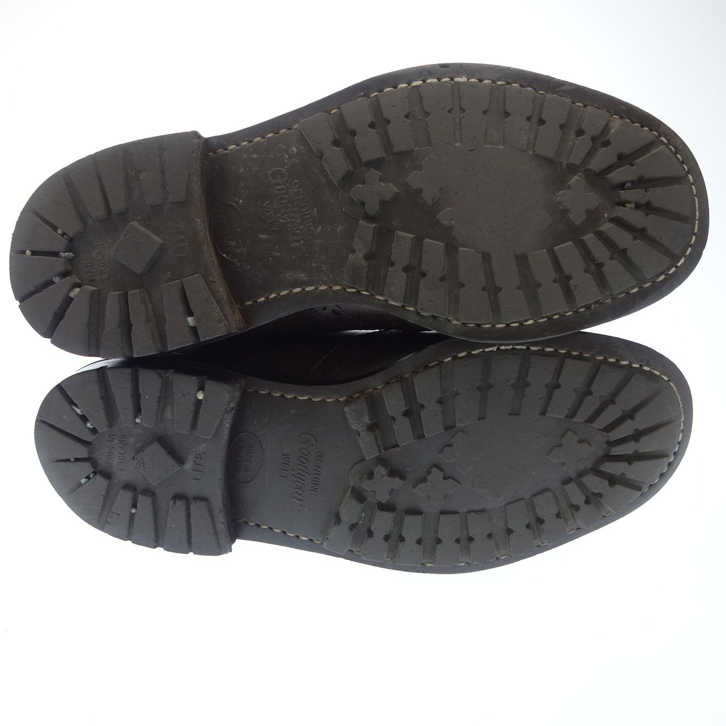 トリッカーズ サイドゴアブーツ ウイングチップ HENRY メンズ 7.5 茶 Tricker’s【AFC28】【中古】
