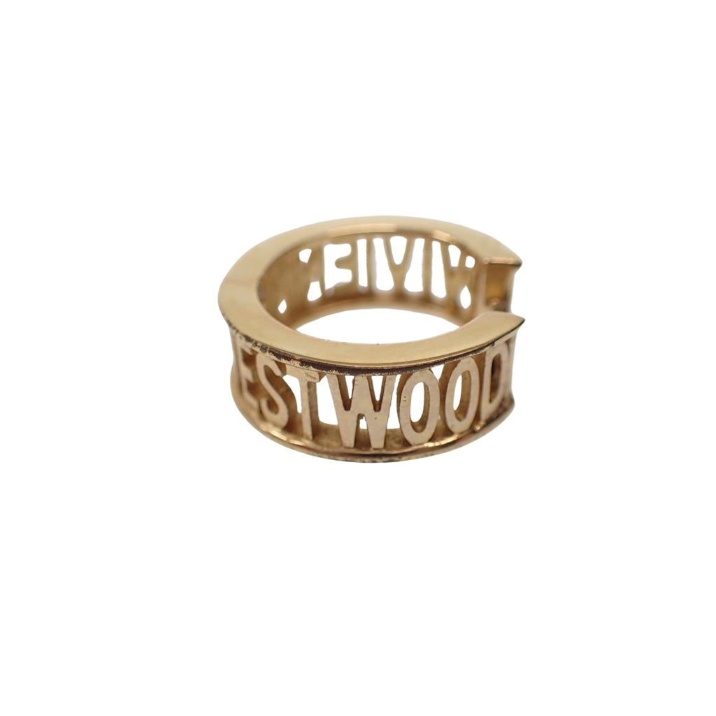 中古◆ヴィヴィアン ウエストウッド リングピアス ゴールド Vivienne Westwood【AFI8】
