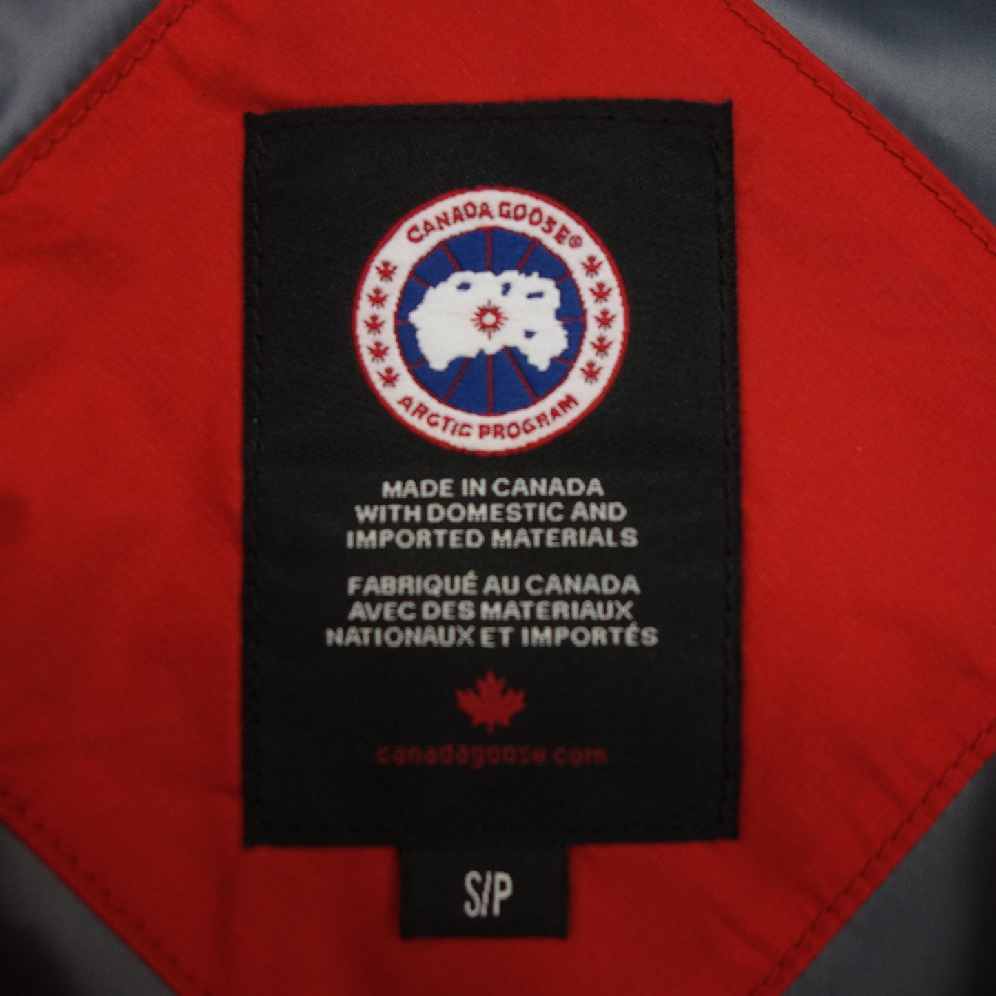 カナダグース ジャケット WILMINTON PULLOVER 2212M メンズ S 赤 CANADAGOOSE【AFB13】【中古】