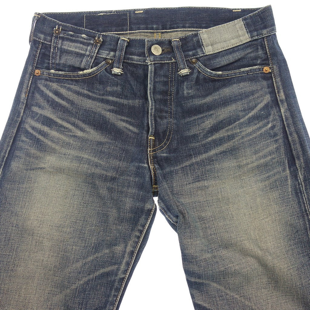 美品◆リーバイス デニムパンツ LVC 66501 復刻 日本製 ユーズド加工 メンズ インディゴ サイズW29 L34 LEVI'S【AFB6】