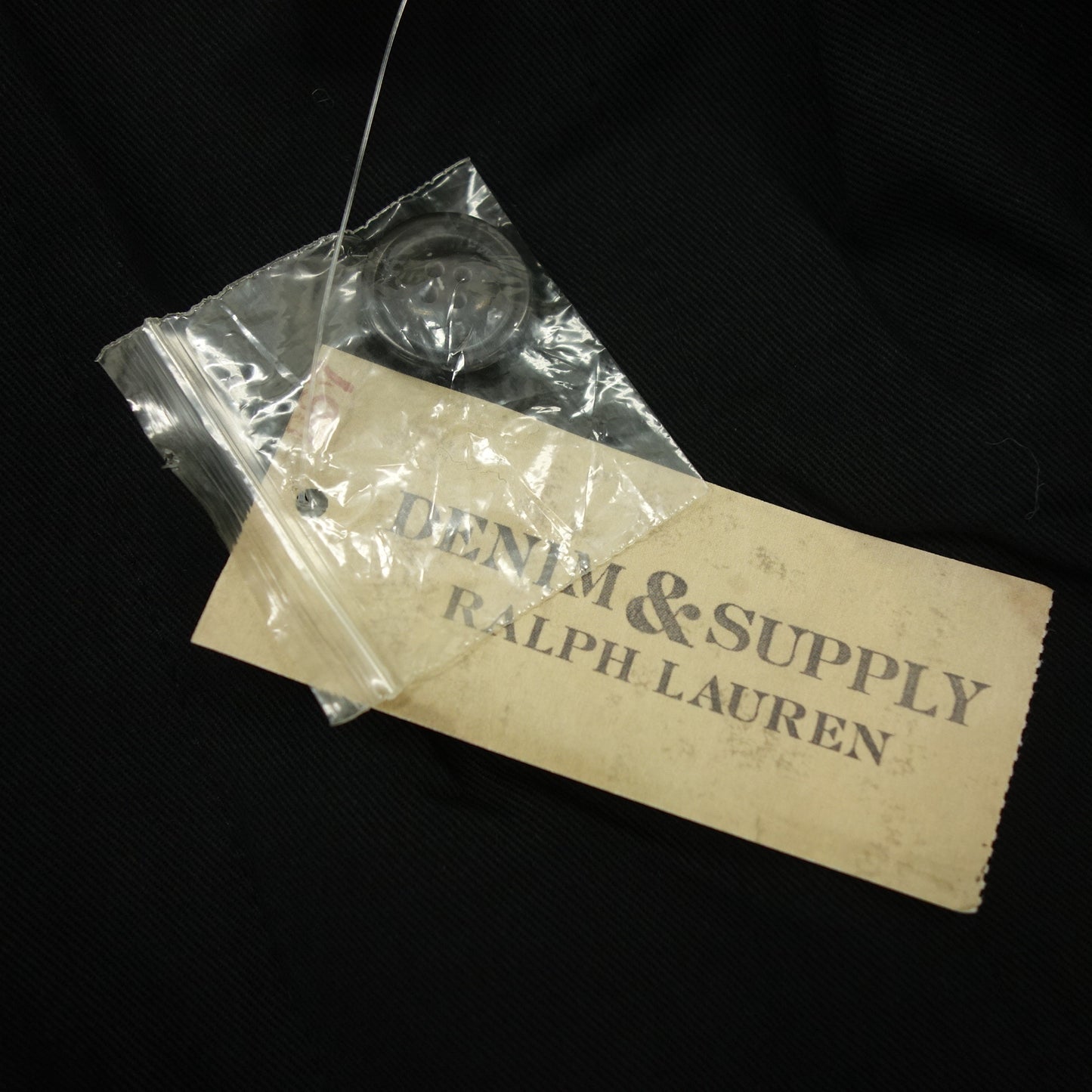 デニム&サプライ ラルフローレン ダッフルコート ウール メンズ M 黒 RALPH LAUREN【AFA8】【中古】