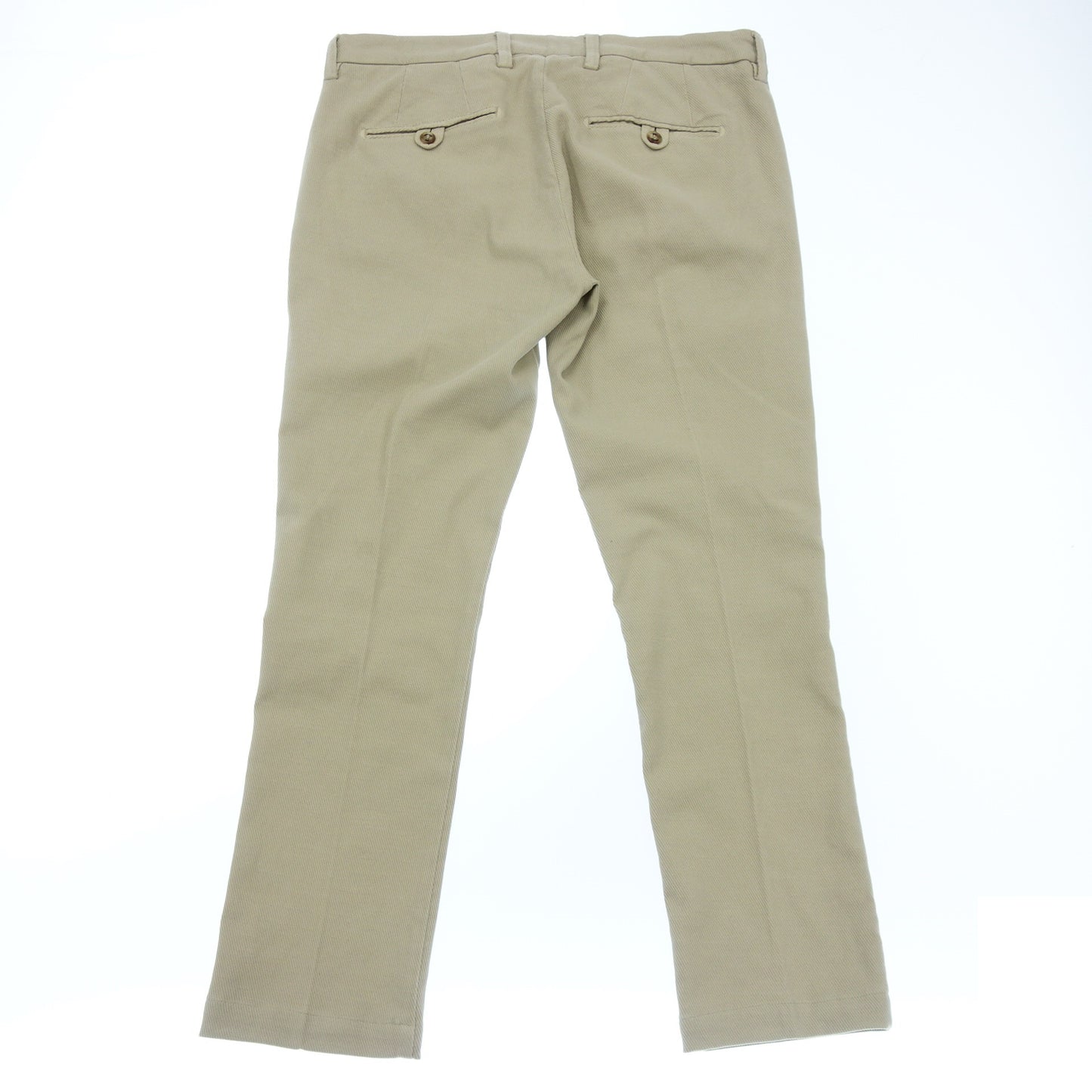 アントレアミ スラックスパンツ コットンストレッチパンツ 美脚スリム メンズ ベージュ 32 ENTRE AMIS【AFB29】【中古】