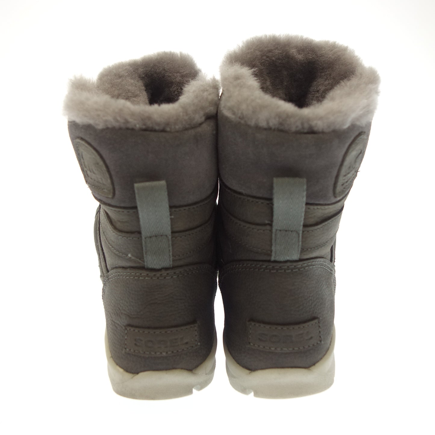 美品◆ソレル ホイットニー ショート レース プレミアム 7 レディース グレー 24cm SOREL WHITNEY SHORT LACE【AFD1】