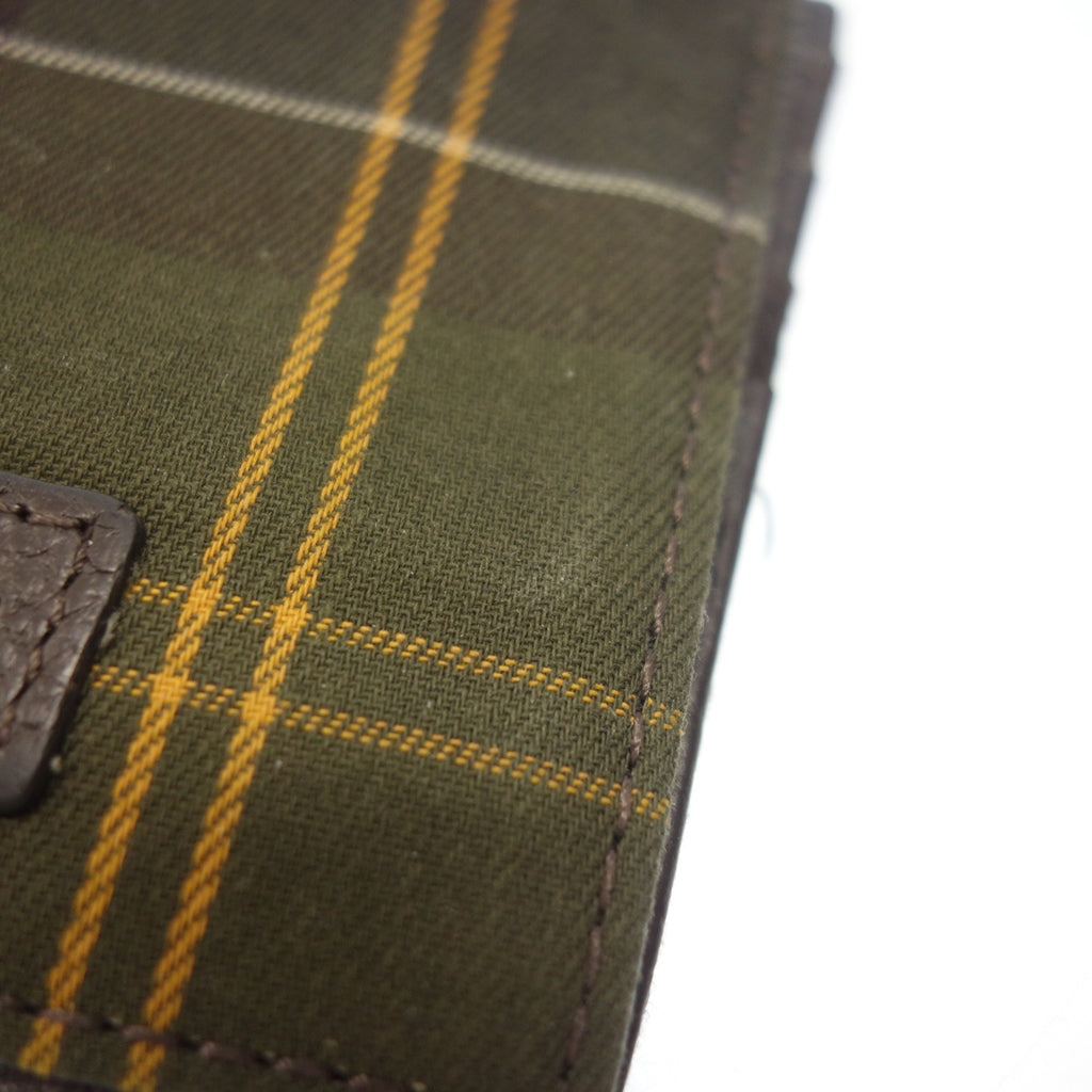 中古◆バブアー 財布 二つ折り クラシック タータン マルチカラー Barbour【AFI9】