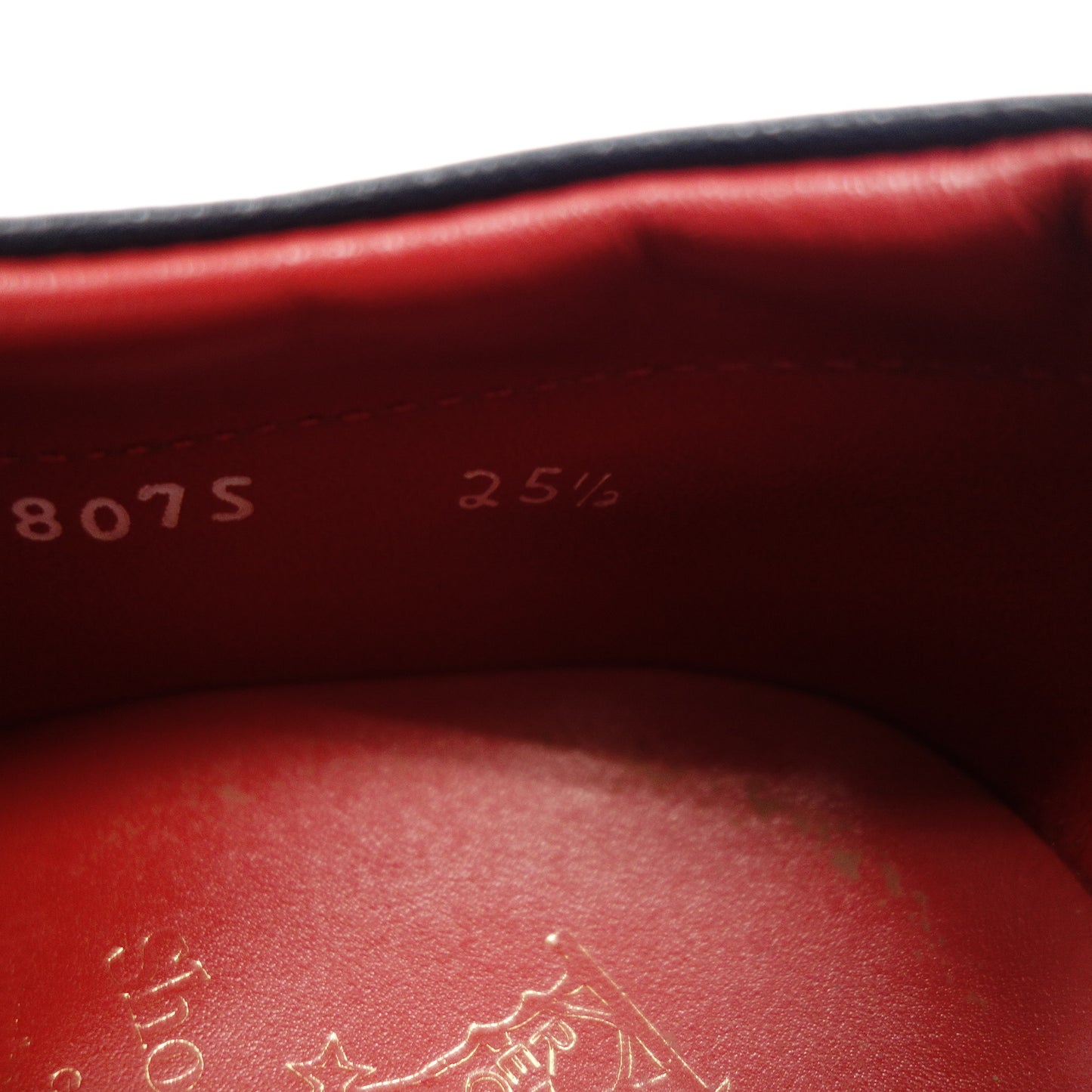 リーガル シュー&コー シングルストラップ ビブラムソール 807S メンズ ブラック 25.5cm REGAL Shoe&Co.【AFC13】【中古】