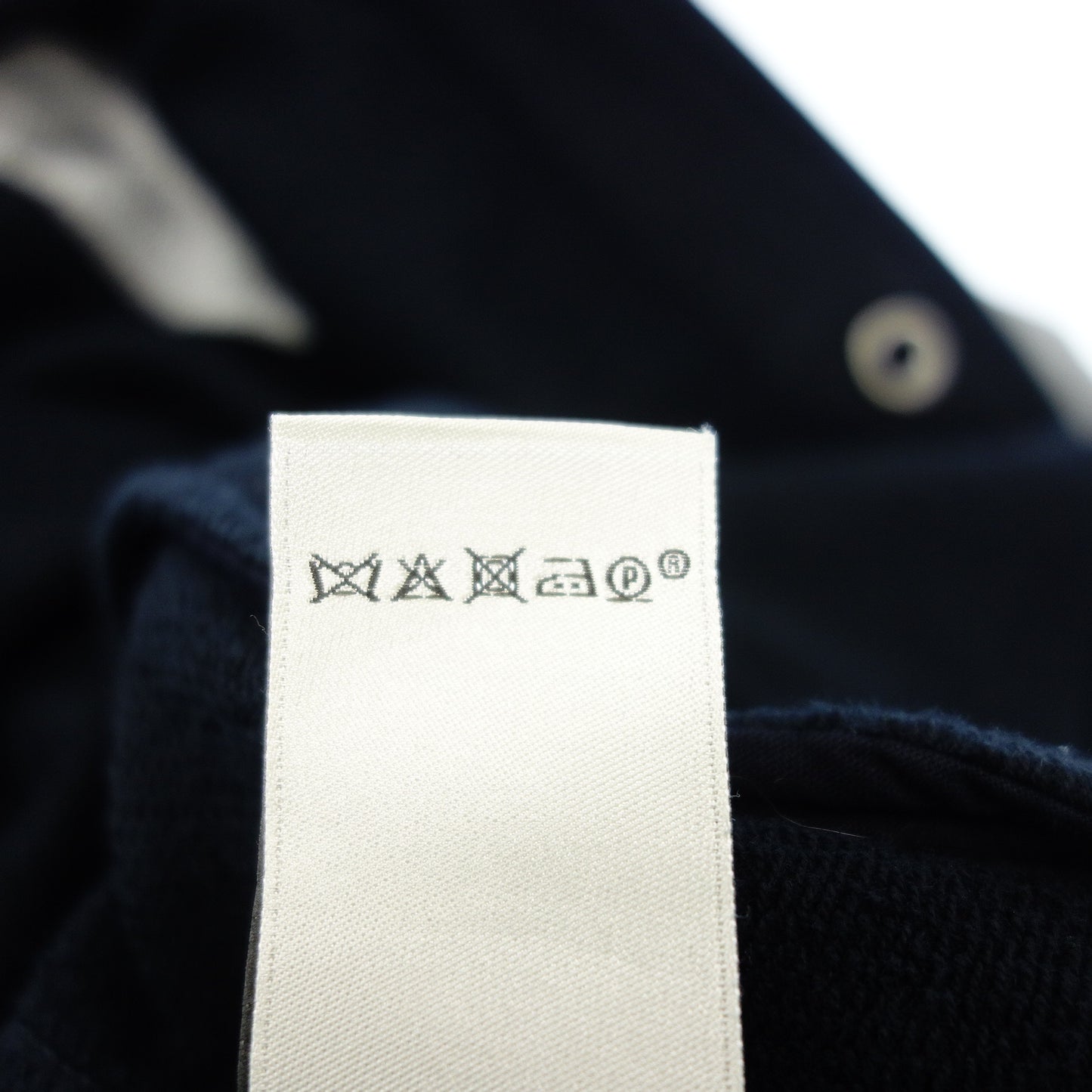 エルメス ブルゾン テディジャケット セリエボタン シルバー金具 メンズ ブラック系 M HERMES【AFB39】【中古】