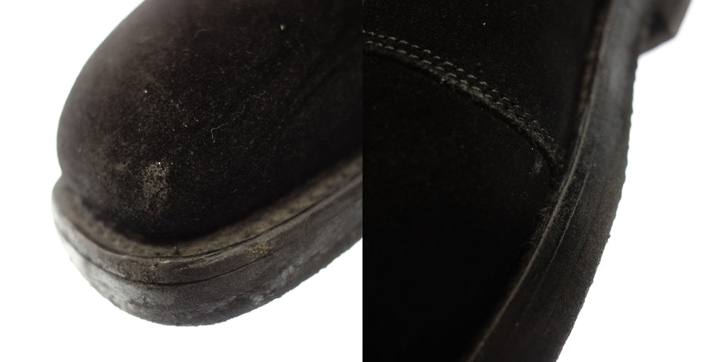 中古◆ジョンロブ レザーシューズ プレーントゥ コルドバ ラスト3099 スエード メンズ 8.5 ブラック John Lobb Cordoba【AFC12】