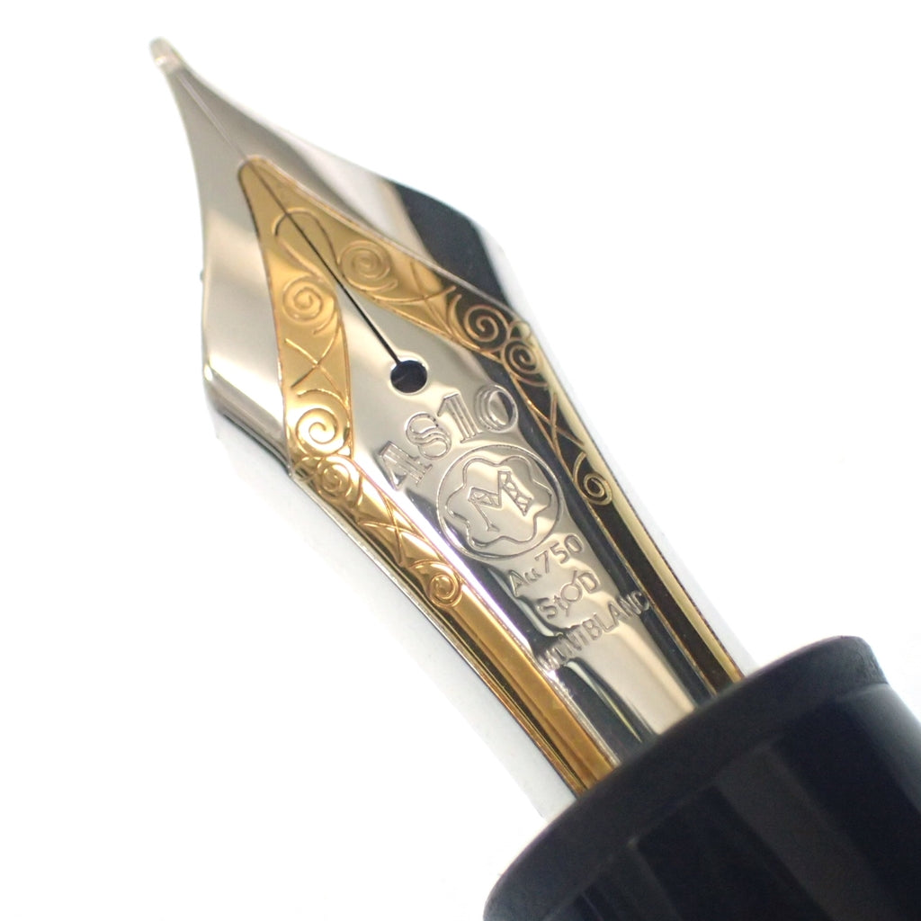 美品◆モンブラン マイスターシュテック 万年筆 プラチナライン 149 ペン先 Au750 吸引式 MONTBLANC MEISTERSTUCK Platinum【AFI1】