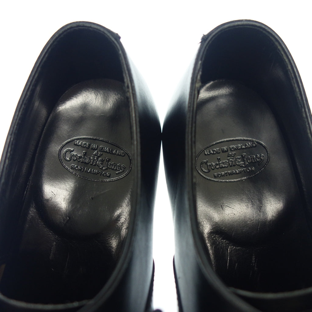 美品◆クロケット&ジョーンズ ストレートチップ レザーシューズ オードリー3 メンズ ブラック サイズ7E Crockett&Jones AUDLEY3【LA】
