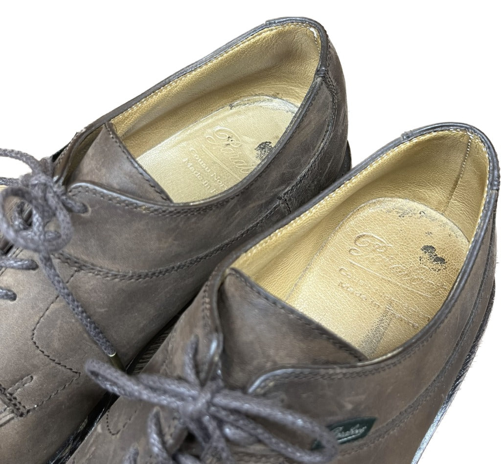 美品◆パラブーツ レザーシューズ Uチップ アヴィニョン ヌバック PARABOOT UK8