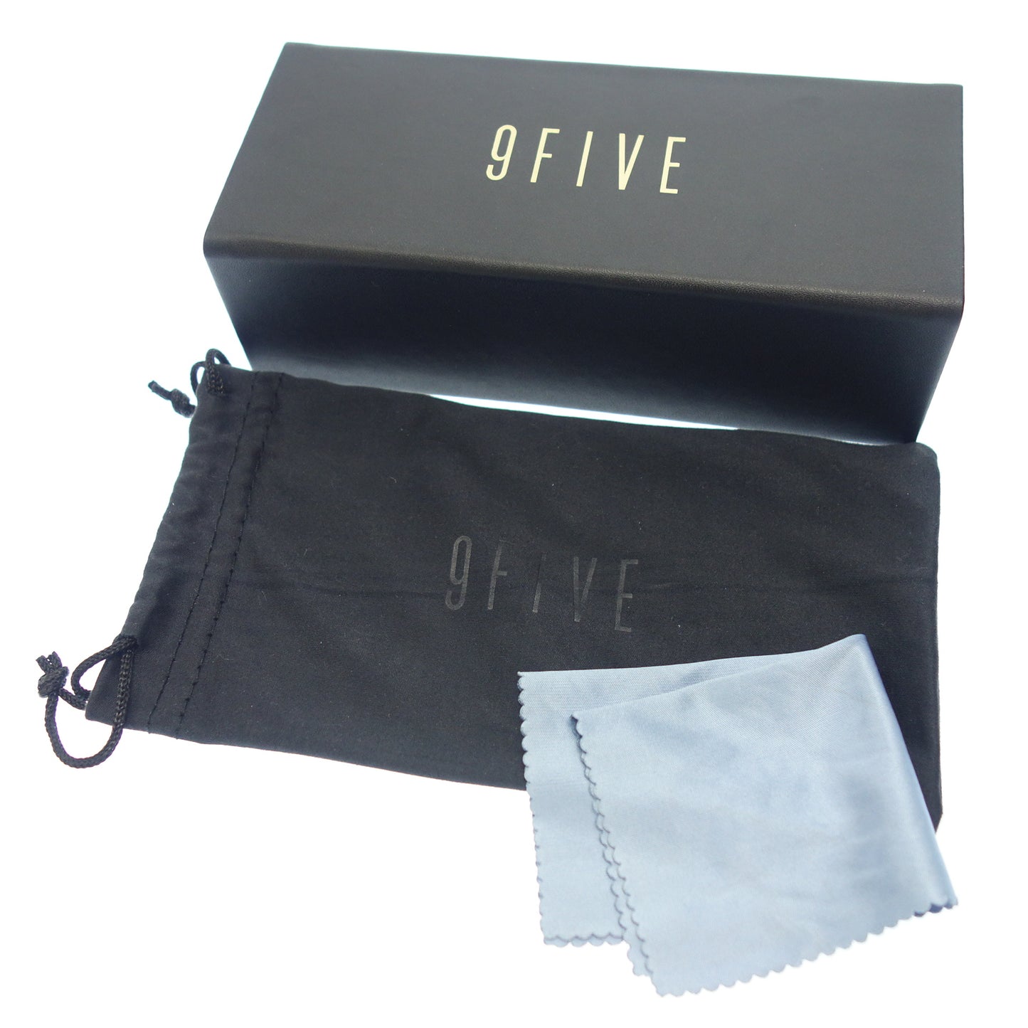 美品◆ナインファイブ サングラス ダイム DIME ケース付き 金×グレー系 9FIVE【AFI12】