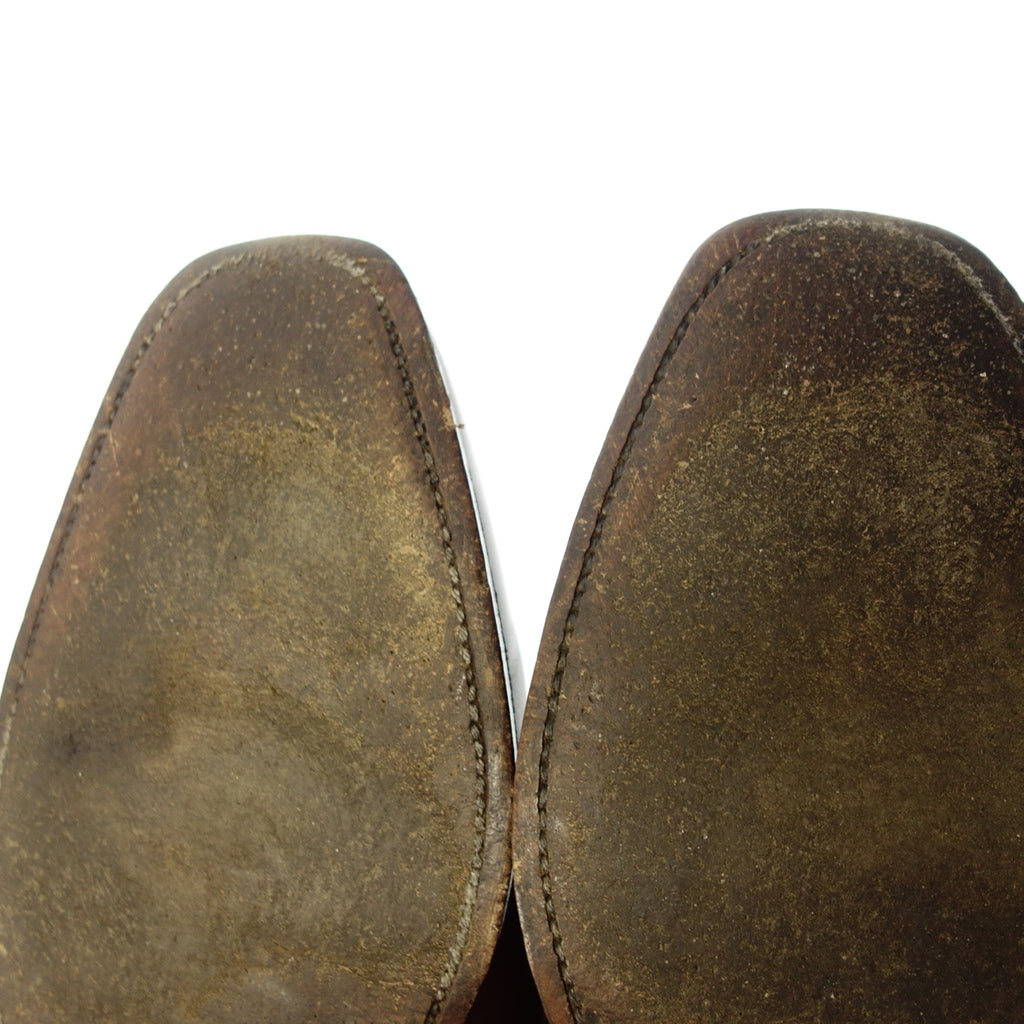 美品◆クロケット&ジョーンズ ブローギングシューズ ブラインドブローグ クリーデン メンズ 8.5 ボルドー Crockett&Jones CLIVEDEN【AFC11】