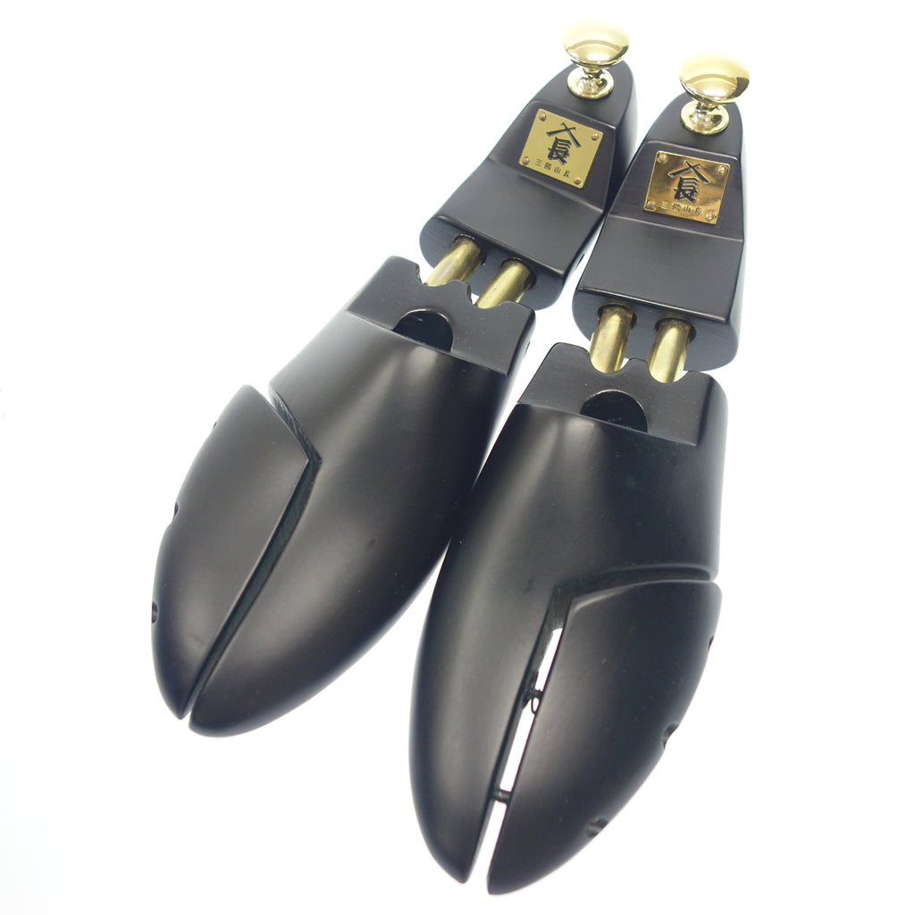美品◆三陽山長 レザーシューズ ストレートチップ 謹製 匠一郎 メンズ ブラック サイズ6.5【LA】