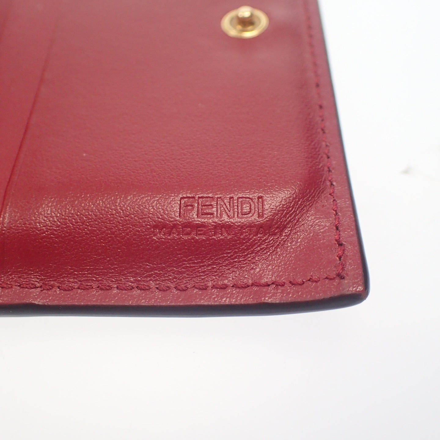 フェンディ 財布 エフイズ コンパクトウォレット レッド FENDI【AFI1】【中古】