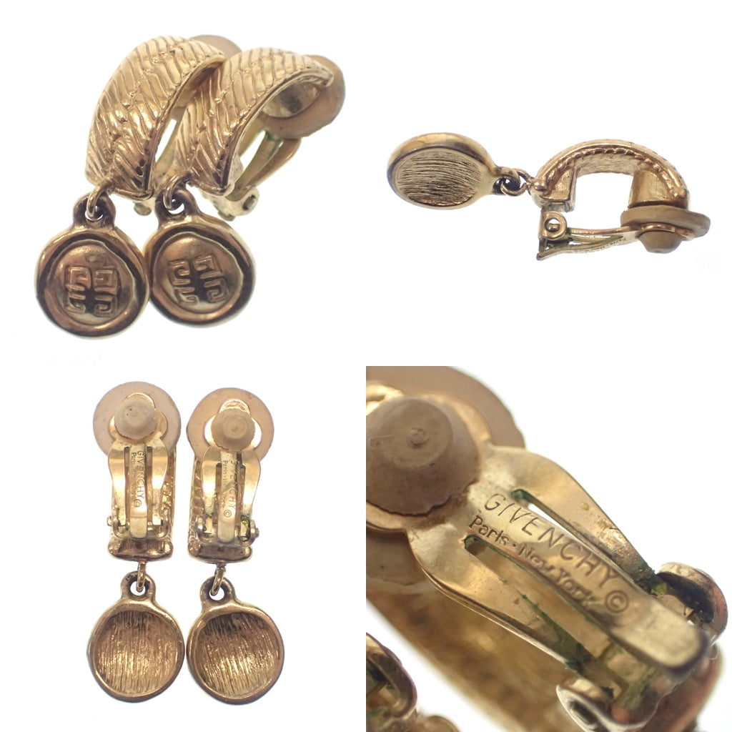 中古◆イヤリング 9ペアセット イヤーパッド欠損 エルメス P刻印&ジバンシー 他 ノーブランド ゴールド系【AFI2】