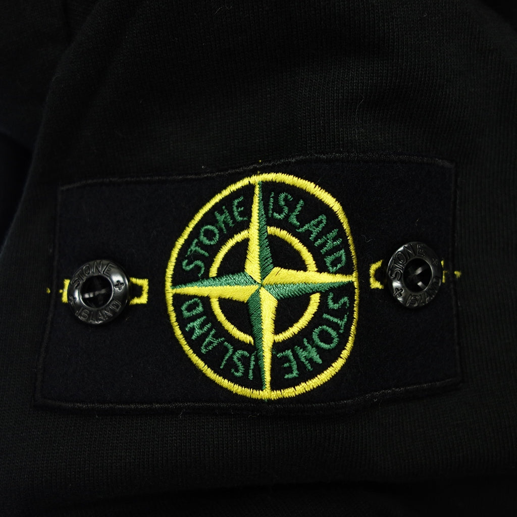 美品◆ストーンアイランド スウェット 正規品 メンズ Lサイズ ブラック 721564450 STONE ISLAND【AFB39】