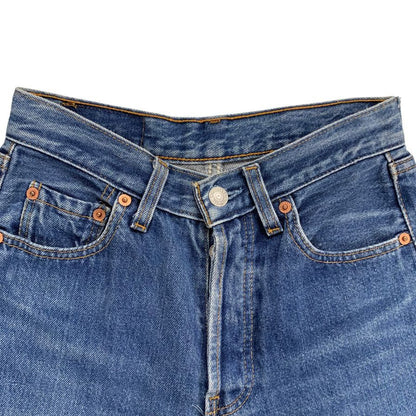 リーバイス デニム 501 90年代 ボタン裏311 ユーロヴィンテージ インディゴ メンズ サイズW27 L30 LEVI’S 【AFB4】