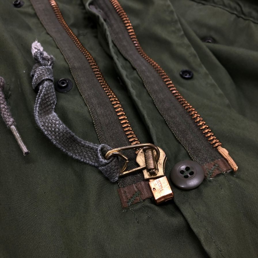 美品◆USアーミー フィールドパーカー フィッシュテイル SO-SEW STYLES社 1983年 メンズ カーキ サイズ 7080/9404 US ARMY 【AFA16】