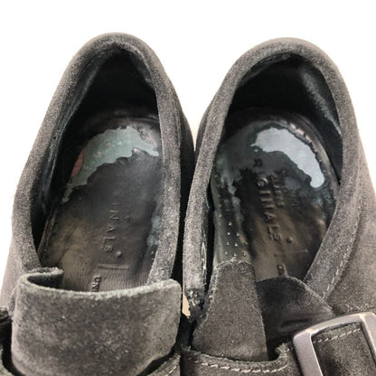 クラークス ワラビー スエード ブラック メンズ サイズ26.5 Clarks 約26.5cm【AFC52】