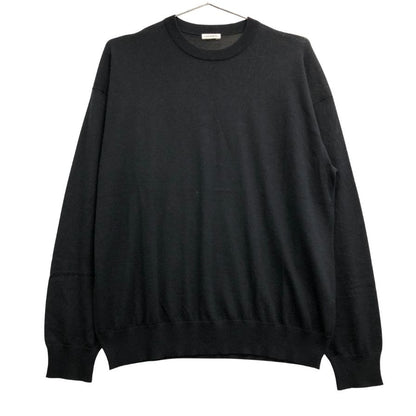 新品同様◆キャッシュ＆バルバ カーディガン ウーステッドカシミヤ 150 ブラック メンズ サイズ2 IMWSW001 Cash&Barba 【AFB17】