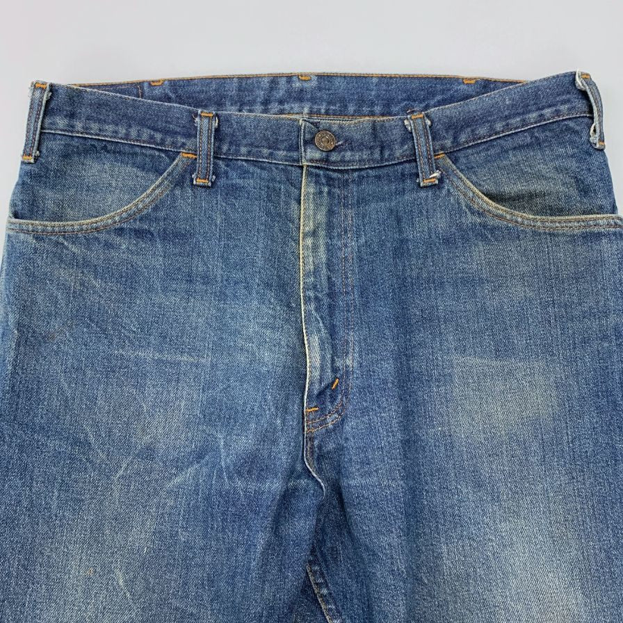 プレインポケッツ デニムパンツ W36L30 ブルー系 Plain Pockets 【AFB30】