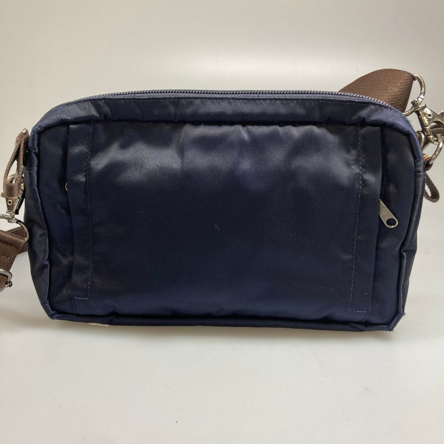 ポーター ショルダーバッグ PLAN 2WAY ネイビー ナイロン×レザー 728-08710【AFE11】