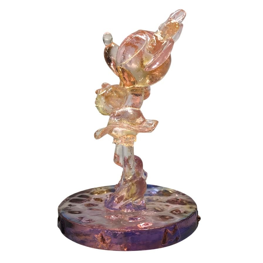 アリバス フィギュア ミニーちゃん ガラス ディズニー ピンク ARRIBAS【AFI23】【中古】