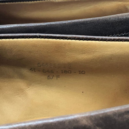 ジェイエムウエストン シグネチャー ローファー 180 リザード ブラウン サイズ6.5F メンズ J.M.WESTON ローファー 約25.5cm【LA】【中古】