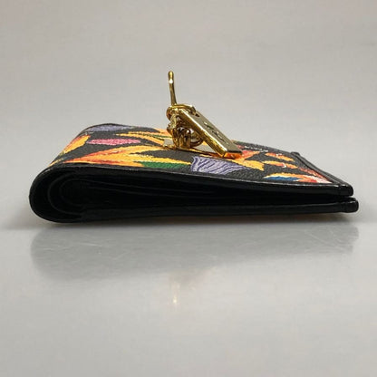 セイジエム パリ 二つ折り財布 レザー 総柄 レディース ゴールド金具16eme paris【AFI14】