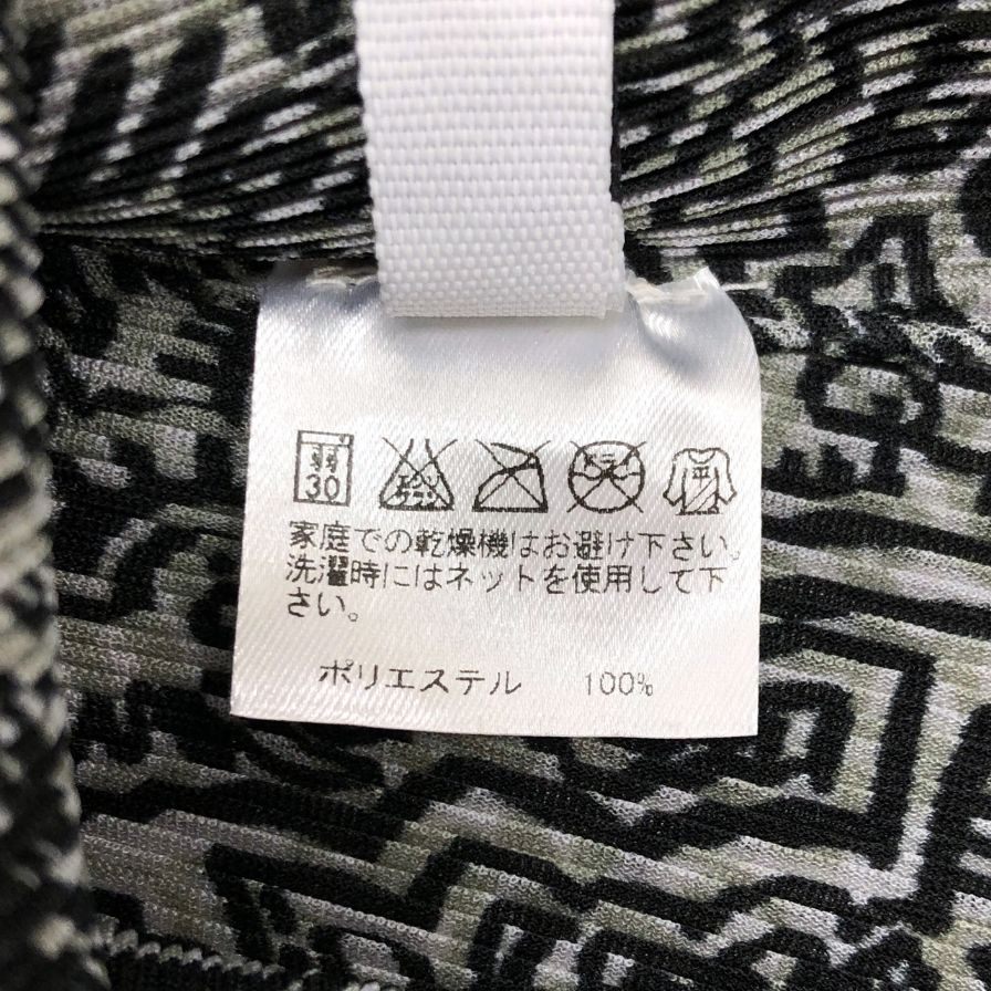 極美品◆プリーツプリーツ イッセイミヤケ ノースリーブワンピース 総柄 サイズ3 レディース PP91-FK342 PLEATS PLEASE ISSEY MIYAKE 【AFB39】