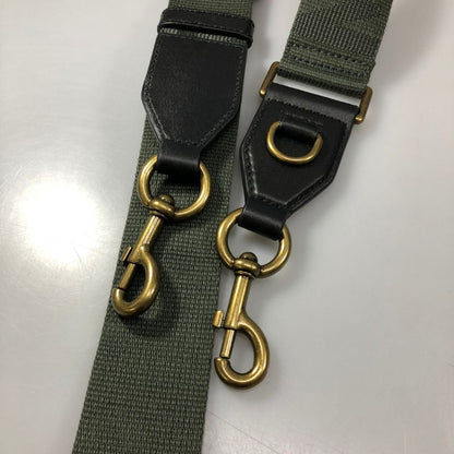 マークジェイコブス ショルダーストラップ ロゴ キャンバス×レザー MARC JACOBS【AFB52】【中古】