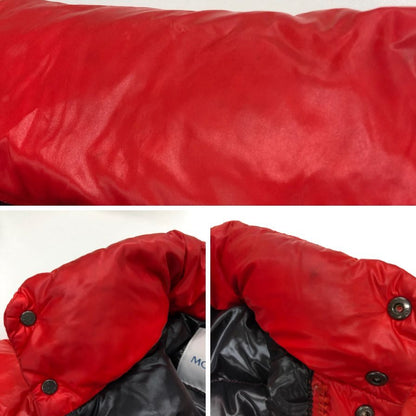 中古◆モンクレール ダウンジャケット エベレスト メンズ サイズ0 レッド MONCLER EVEREST 【AFA22】