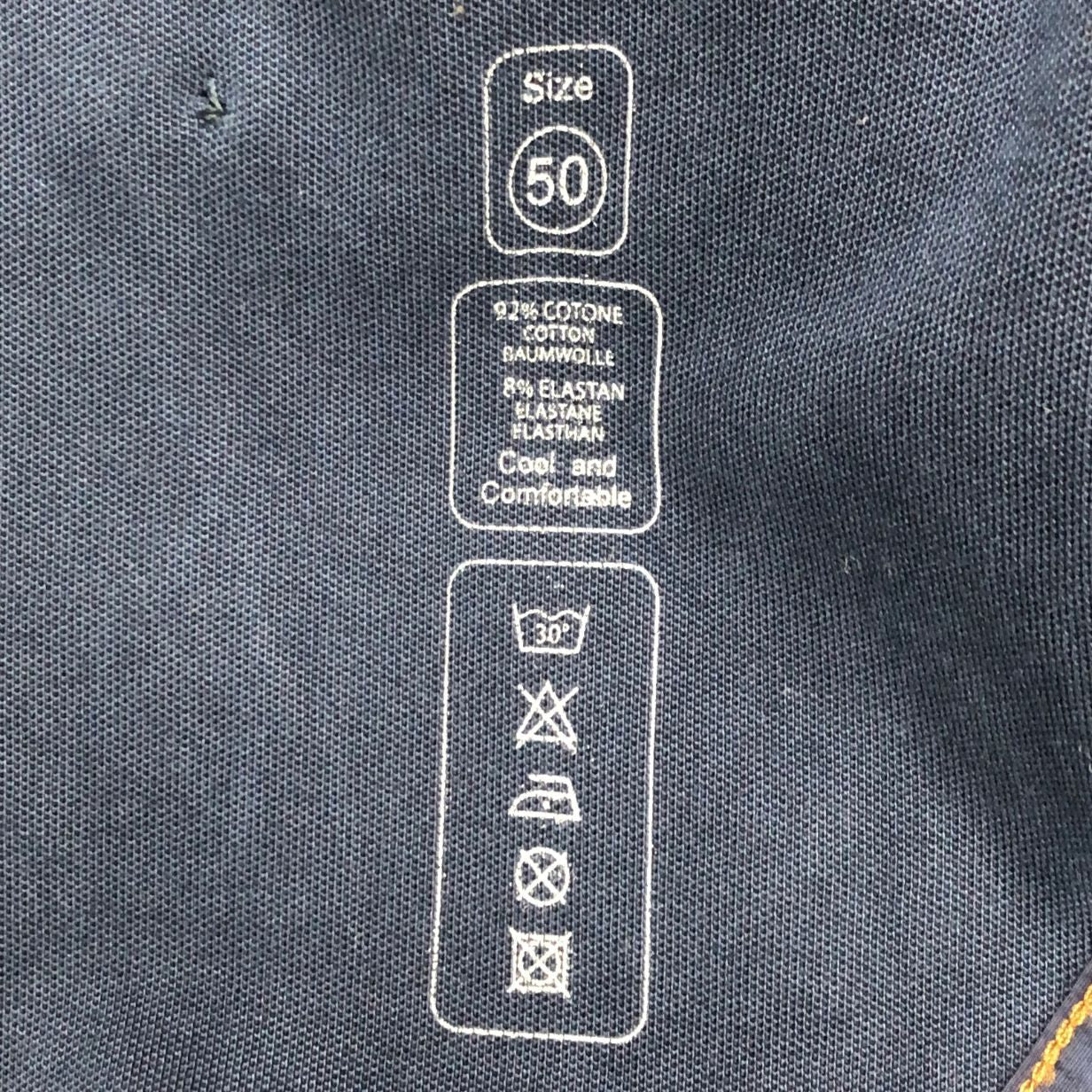 中古◆チルコロ 6Bダブル コットン ジャージー ジャケット ネイビー 50サイズ CIRCOLO 【AFB32】