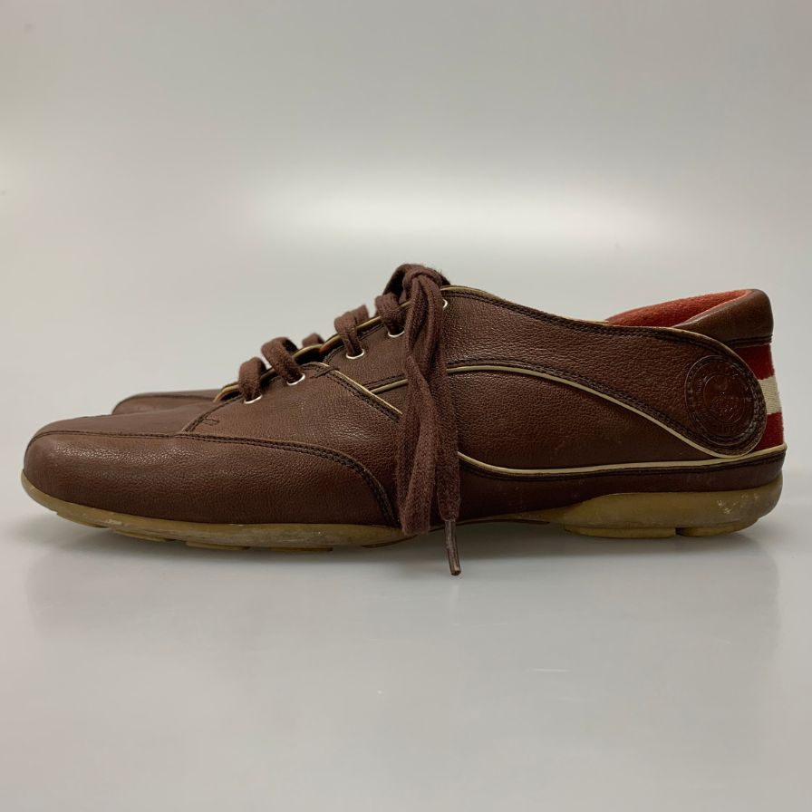 バリー スニーカー レザー ACLASS ブラウン系 メンズ サイズ8M BALLY 約26.5cm【AFC33】