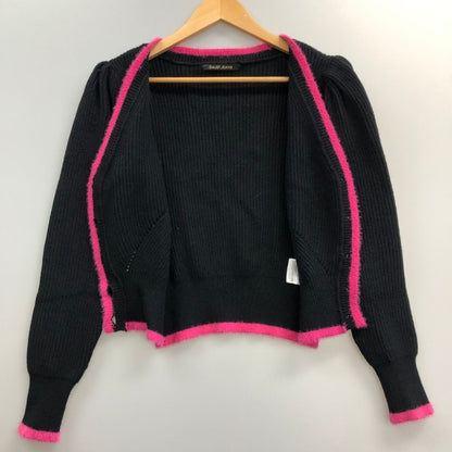美品◆ガウディ ジーンズ カーディガン ブラック サイズXS GAUDI JEANS 【AFB34】
