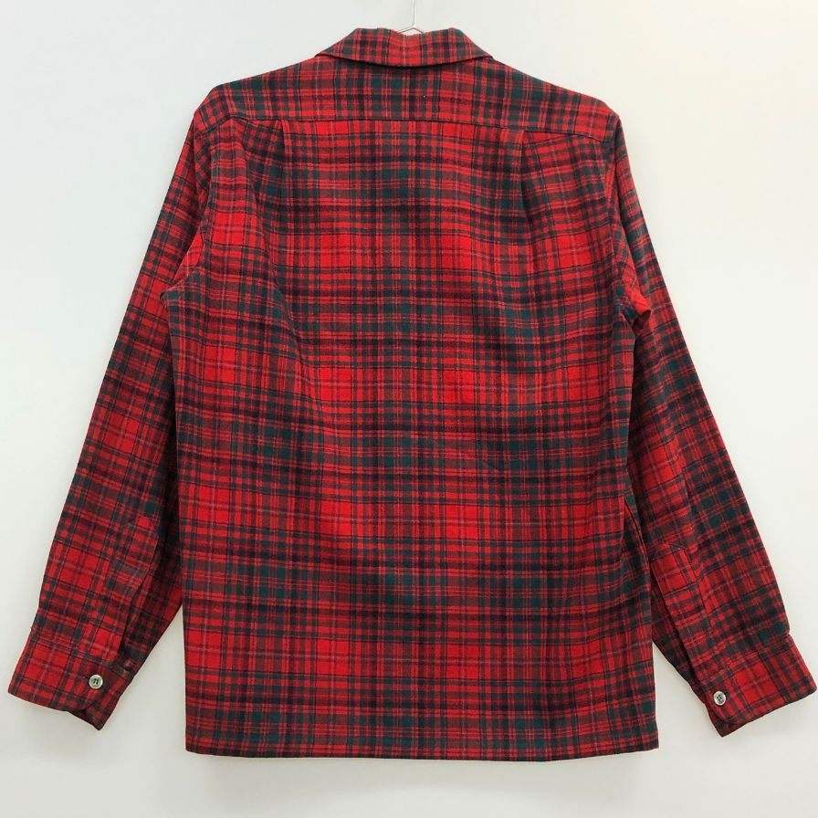 美品◆ペンドルトン 50S チェックシャツ USA製 レッド メンズ サイズS PENDLETON 【AFB41】