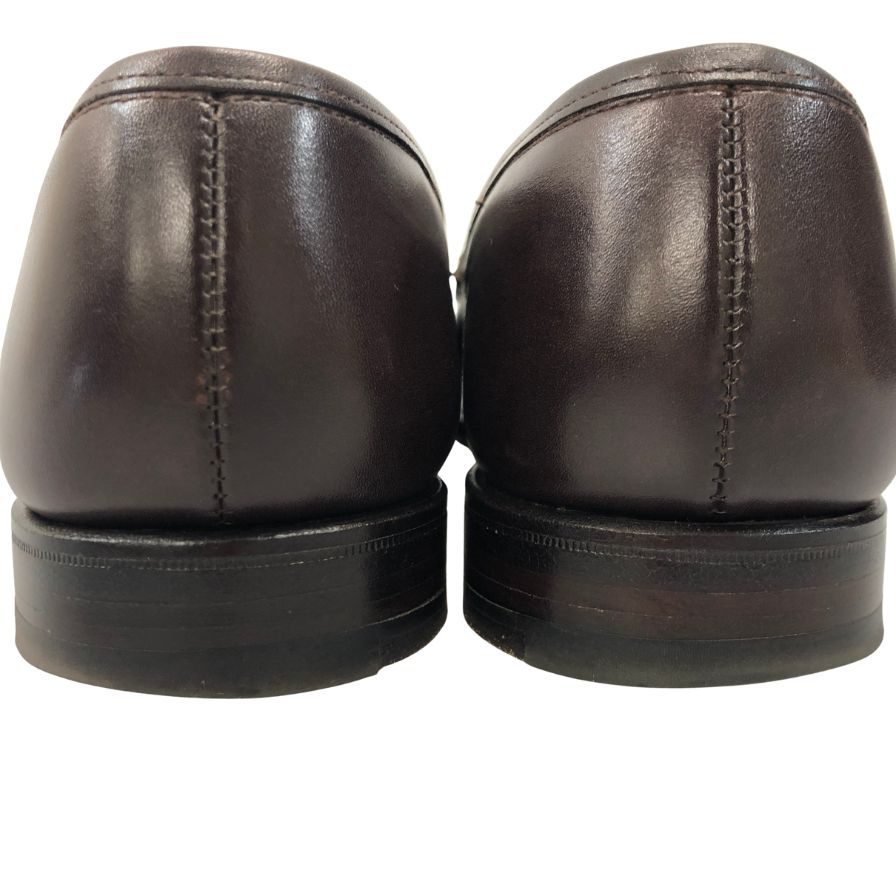 クロケット&ジョーンズ レザーシューズ タッセル ローファー キャベンディッシュ3 ブラウン サイズUK7E CROCKETT&JONES CAVENDISH3 ローファー 約25.5cm【LA】【中古】