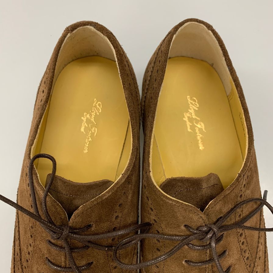 ロイドフットウェア レザーシューズ 2826ER04 ウイングチップ スエード メンズ サイズ7 ブラウン系 Lloyd Footwear 約25.5cm【AFD12】