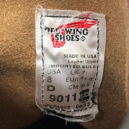 レッドウィング ブーツ 9011 ベックマン プレーントゥ メンズ サイズ26 ブラックチェリー REDWING カテゴリ 靴 > メンズ > シューズ > ブーツ 約26.0cm【AFC40】