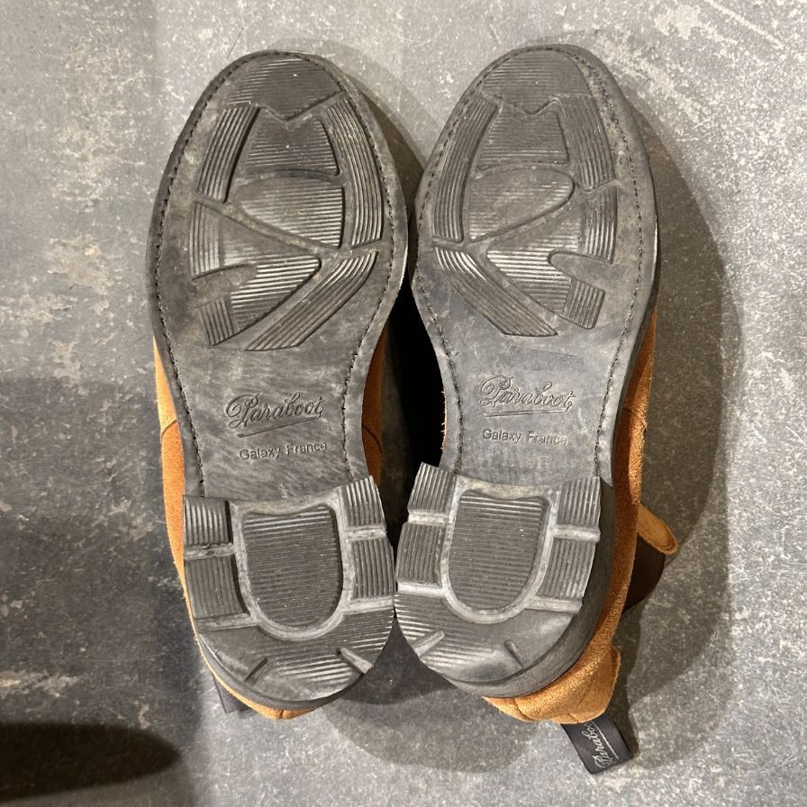 パラブーツ サイドゴア ブーツ シャンフォート スエード ブラウン サイズUK6.5 メンズ PARABOOT ブーツ 約25.0cm【LA】【中古】