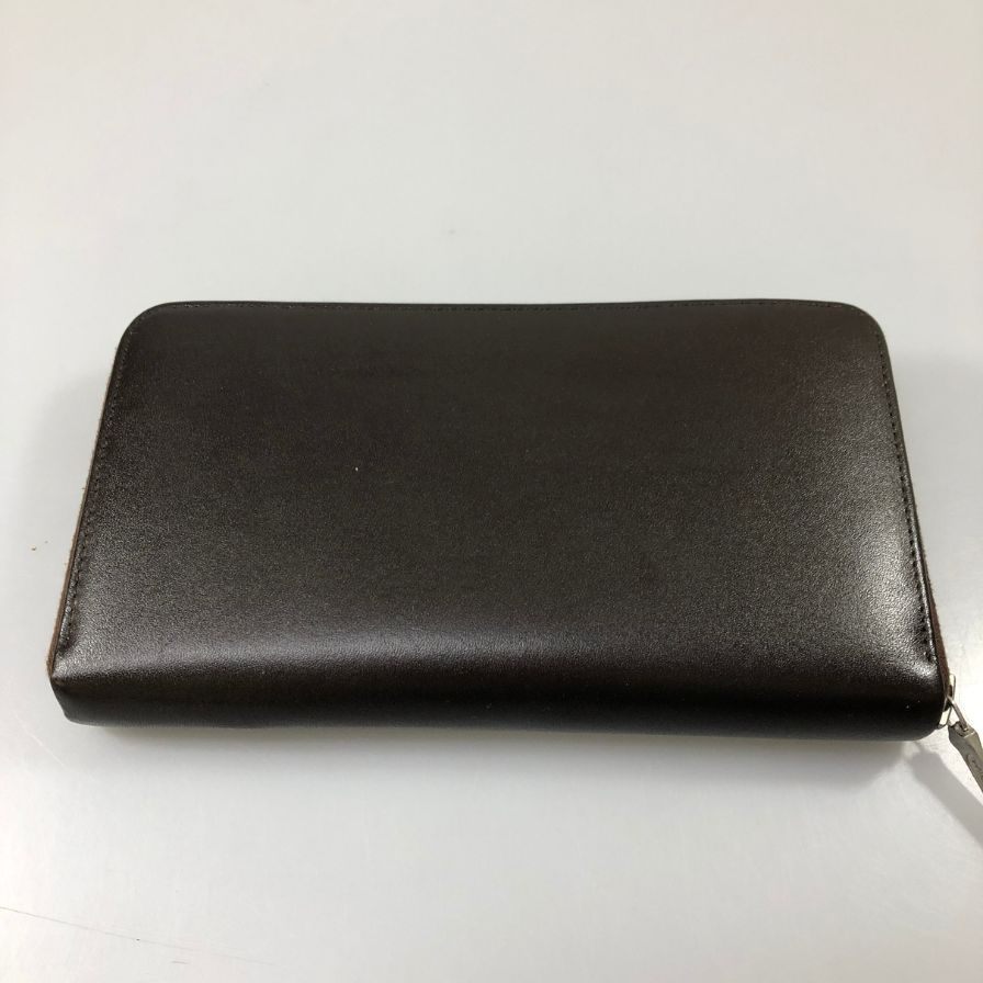 ホワイトハウスコックス ラウンドジップ ロングウォレット ホースハイド ダークブラウン 長財布 Whitehouse Cox【AFB55】
